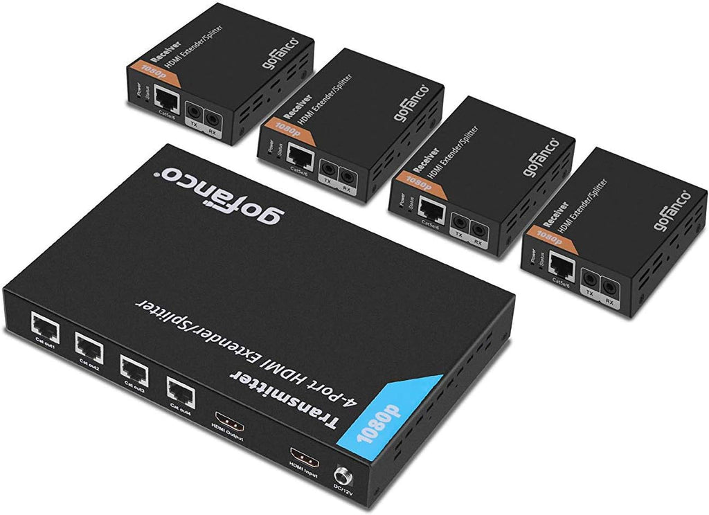 1x4 HDBaseT HDMI Extender Splitter 4K 60Hz R60595