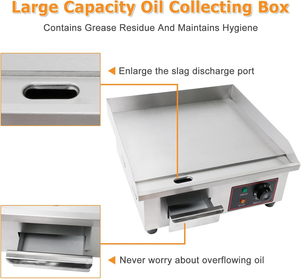 30 Inch Electric Countertop Griddle C857007