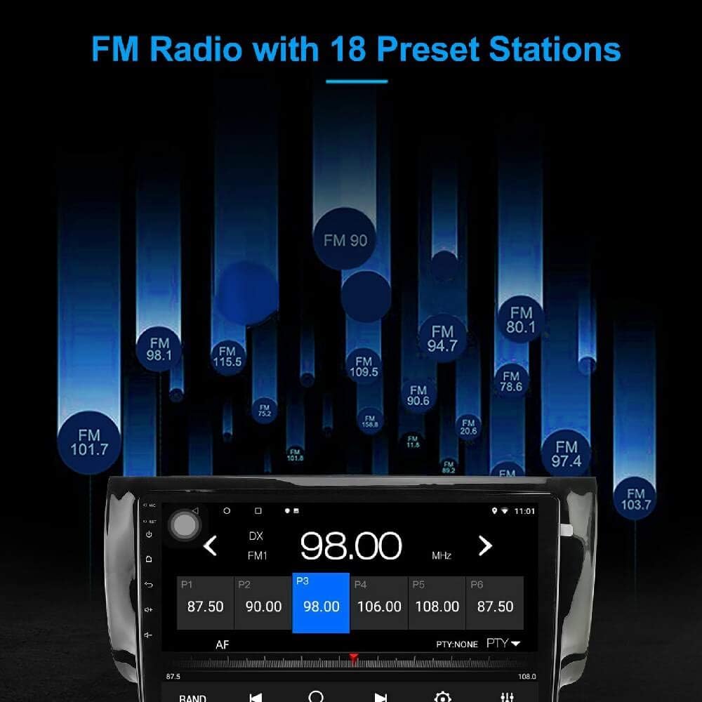 Android 10.1 Car Radio Stereo Navigation Bluetooth Touch Screen T660