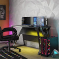 Black TV Stand with LED RGB Lights A7342