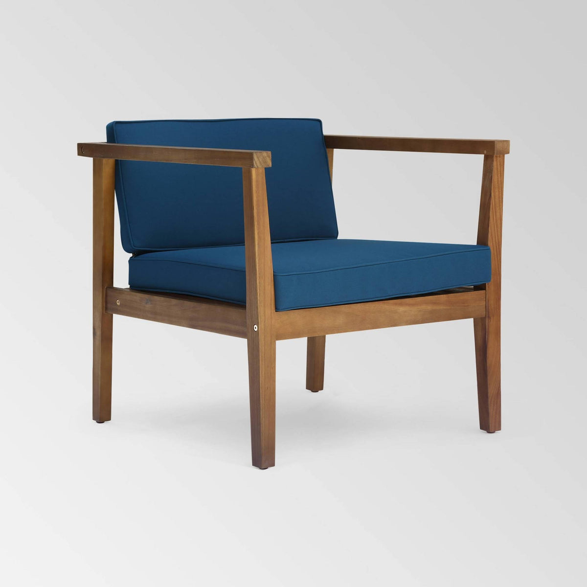 4-Seater Acacia Wood Chat Set with Coffee Table E463756