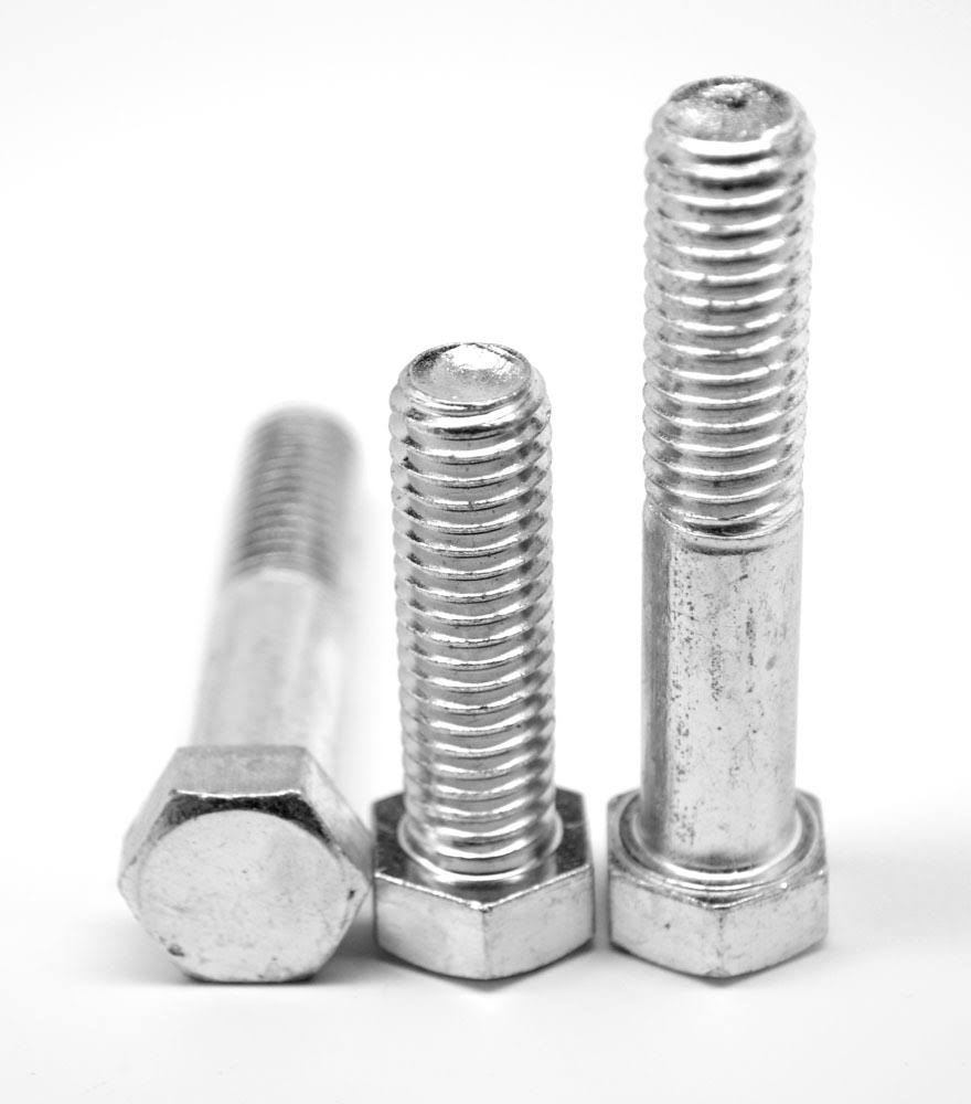 Fine Thread Grade 5 Hex Cap Screw Medium Carbon Steel Zinc Plated U9872