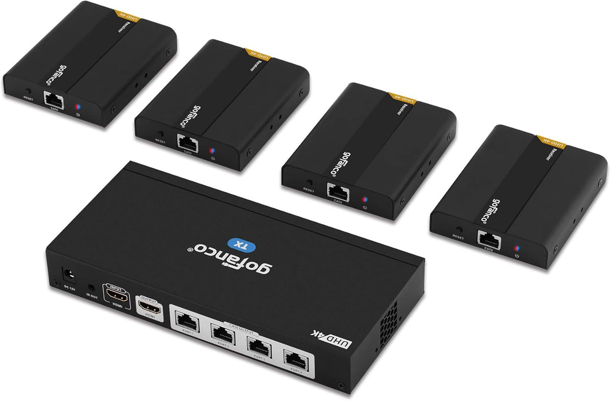 1x4 HDBaseT HDMI Extender Splitter 4K 60Hz R60595