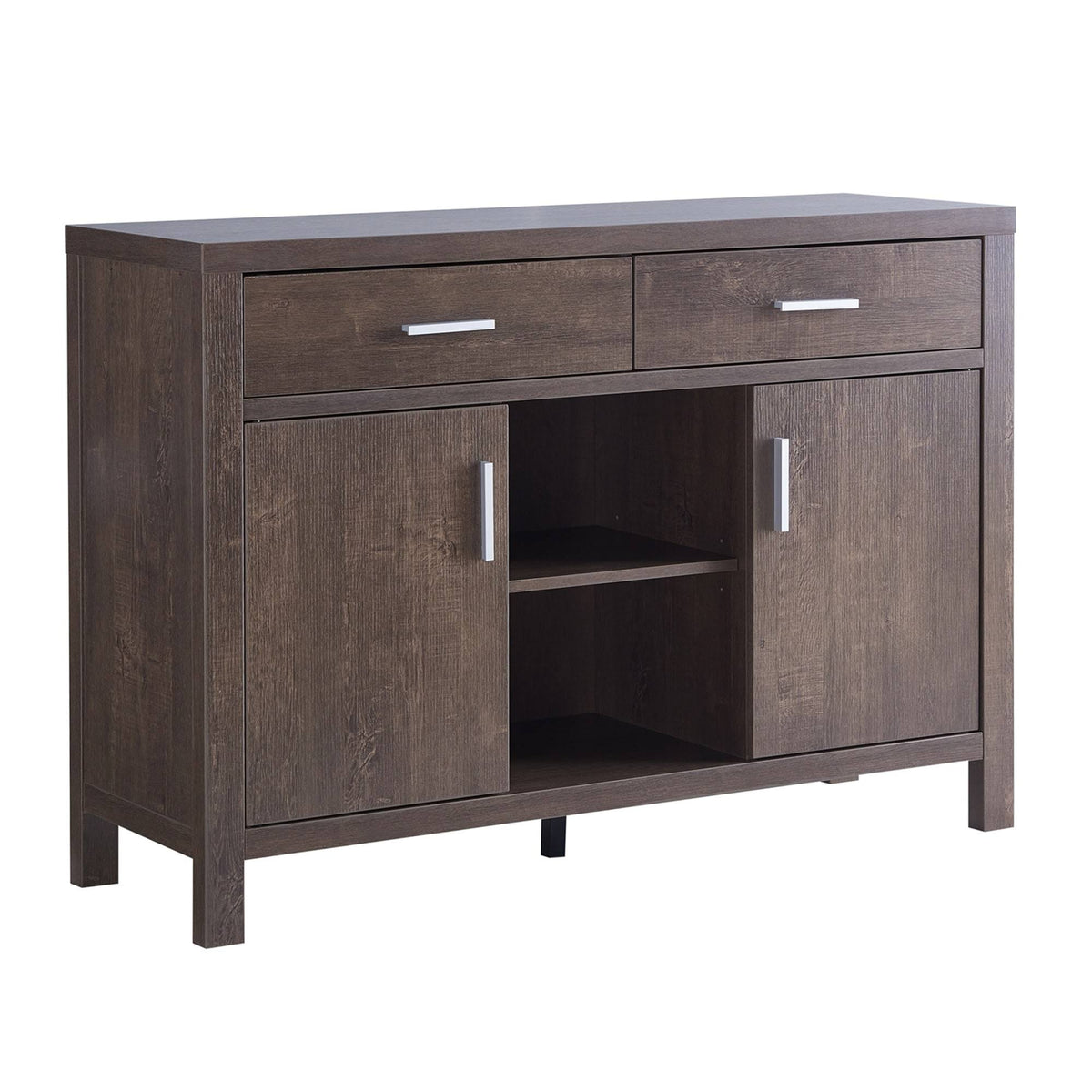 Wooden Buffet with 2 Drawers and 2 Door Cabinets C871