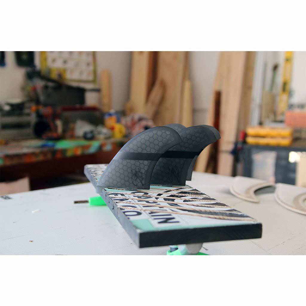 Black Twin Tab Quad Fin W40451