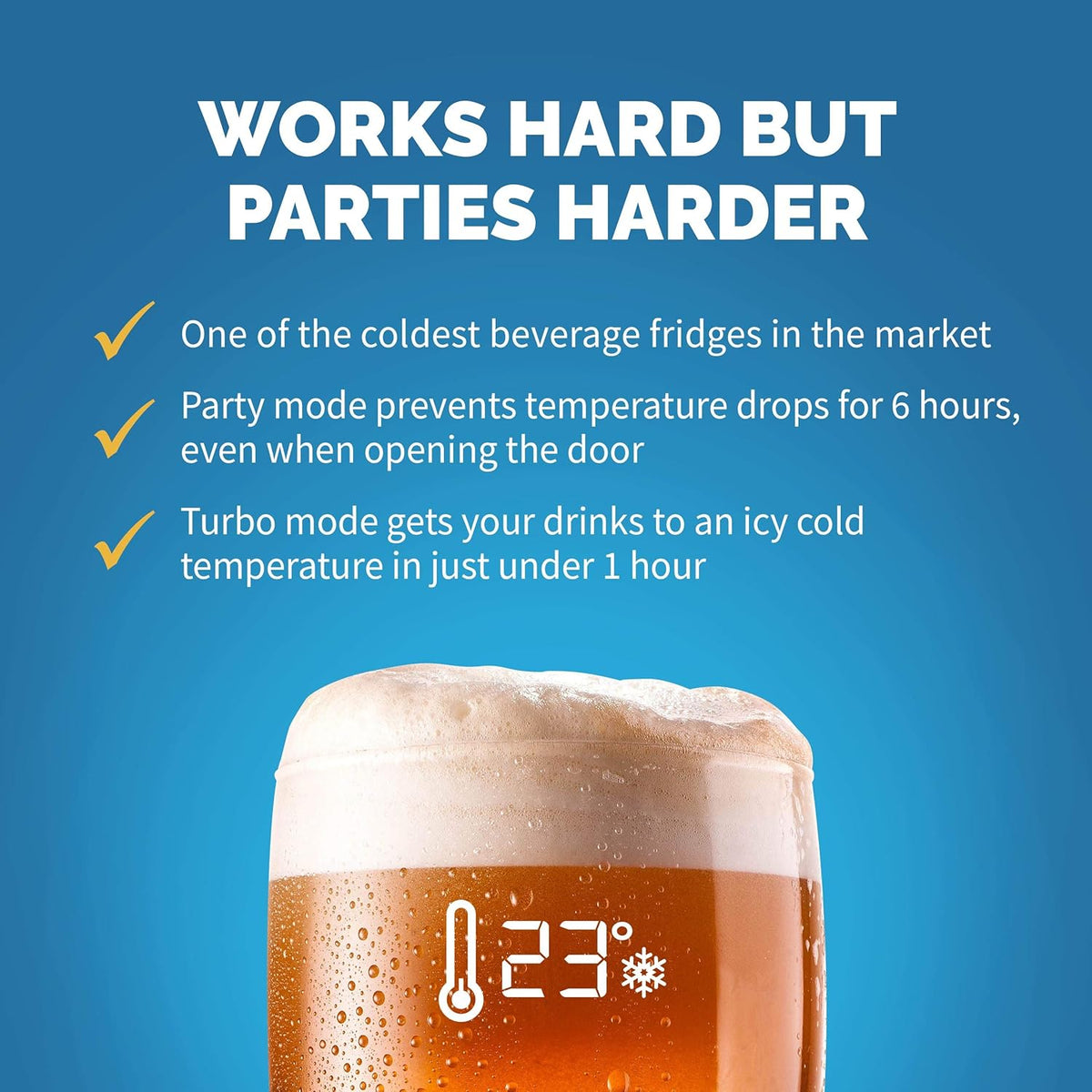 125 Can Capacity Black Freestanding Beer Refrigerator and Cooler with Glass Door B3646