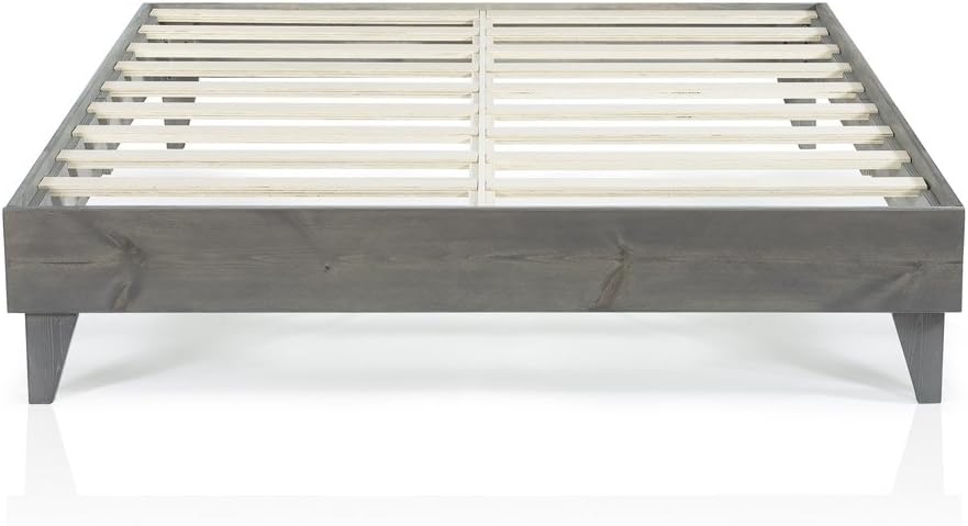 King Size Wood Platform Bed Frame F776604
