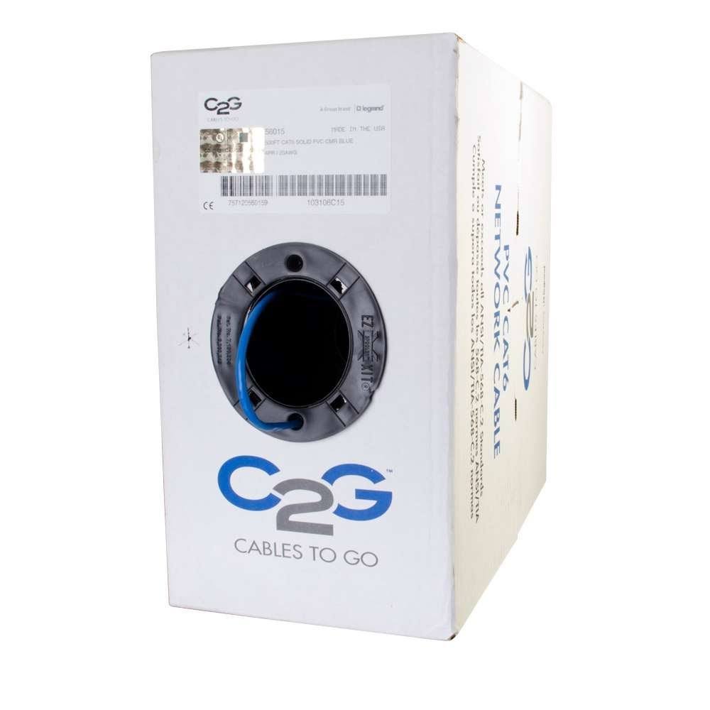 CAT 6 UTP Bulk Cable 499 ft Blue R278