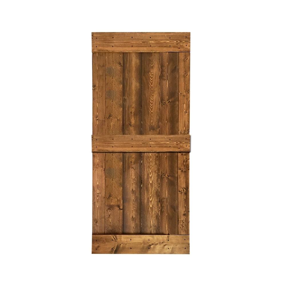 Charcoal Black Solid Wood Interior Sliding Barn Door R435