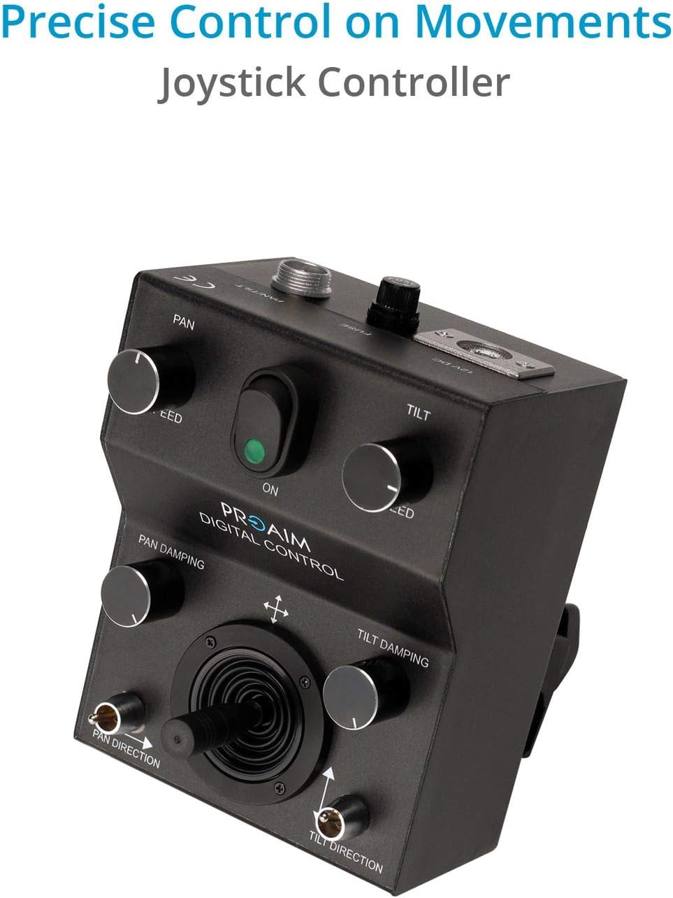 Gold Camera Pan Tilt Head with 12V Joystick Control T56106