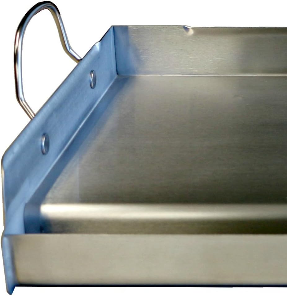 Stainless Steel Griddle with Removable Handles X235052