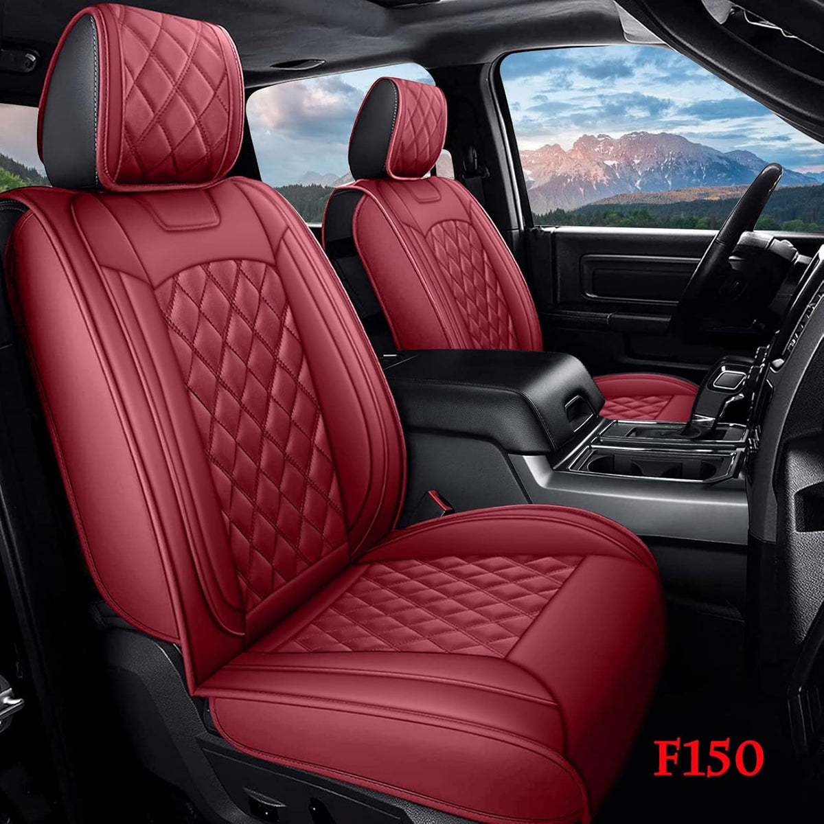Gray Car Seat Covers Full Set V95876
