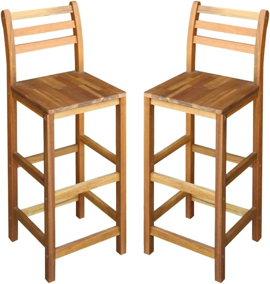 Solid Acacia Wood Bar Stool N28527