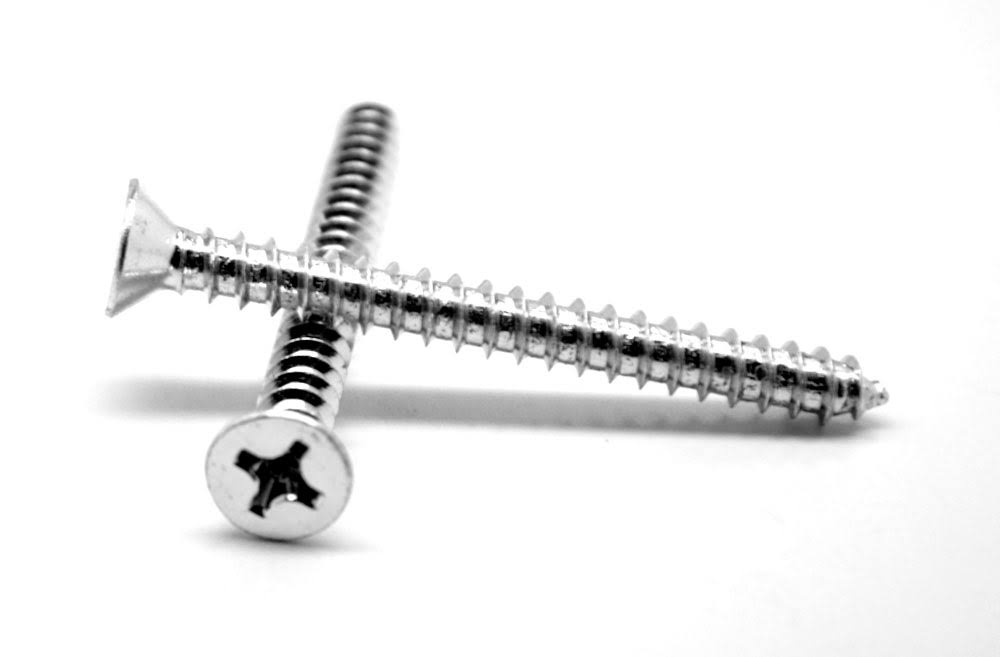 #6-20 x 3 Phillips Flat Head Sheet Metal Screw J488