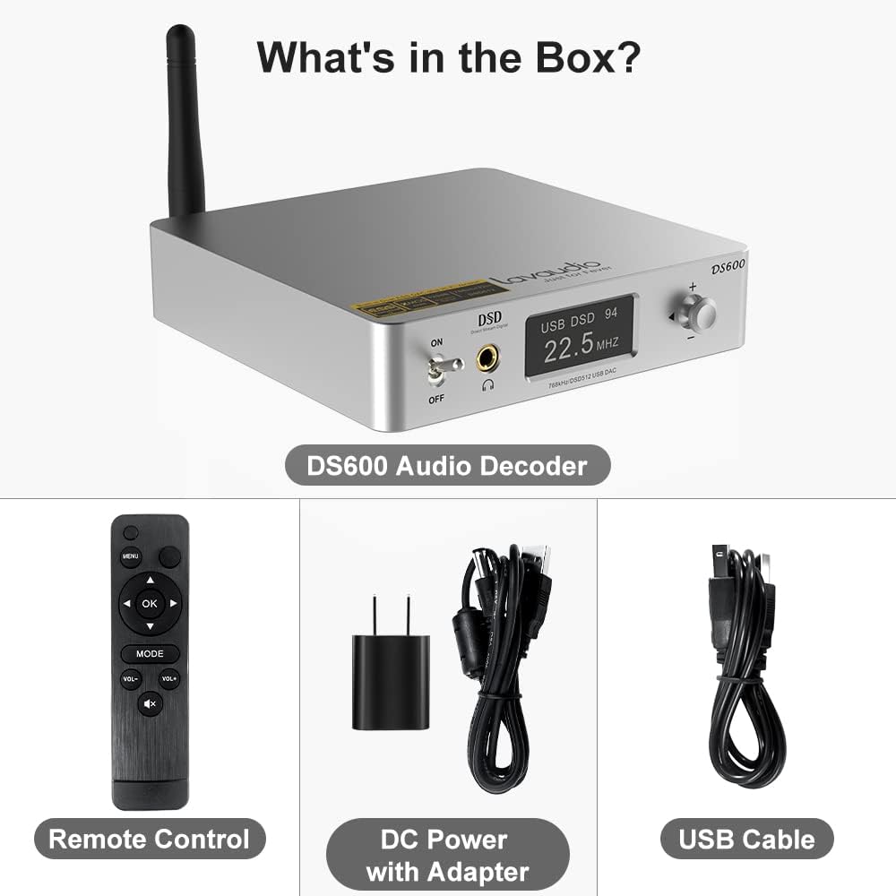 HiFi DAC & Headphone Amplifier with Remote Control T515