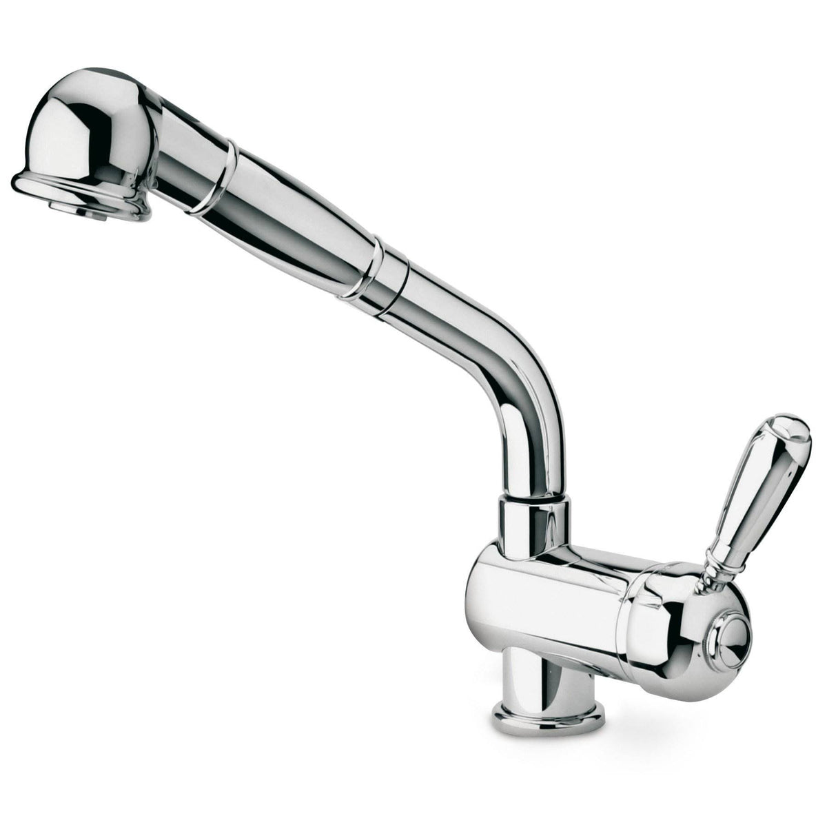 Single Handle Pull Out Spray Kitchen Faucet, Chrome E5517