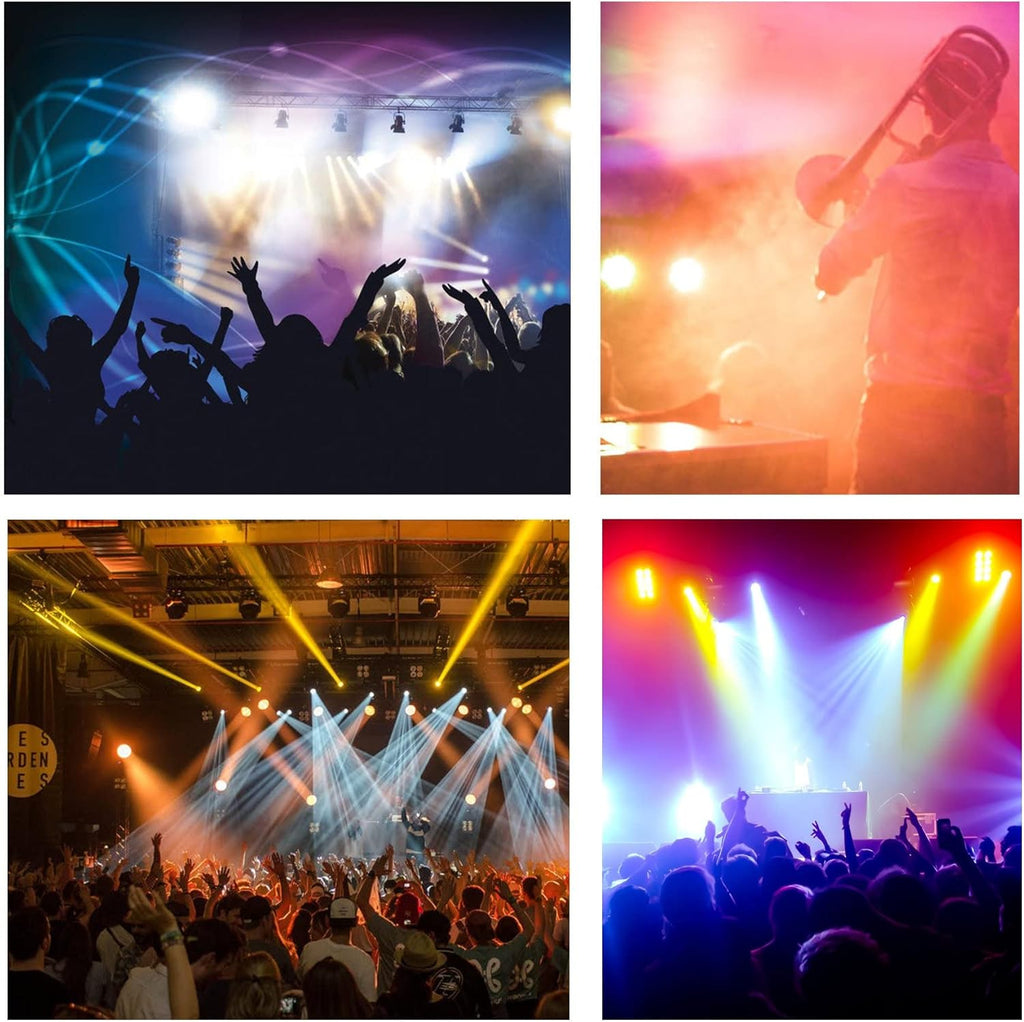 8 pcs RGB Par Can Stage Lights with Remote Z1491