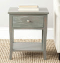 French Grey End Table H222
