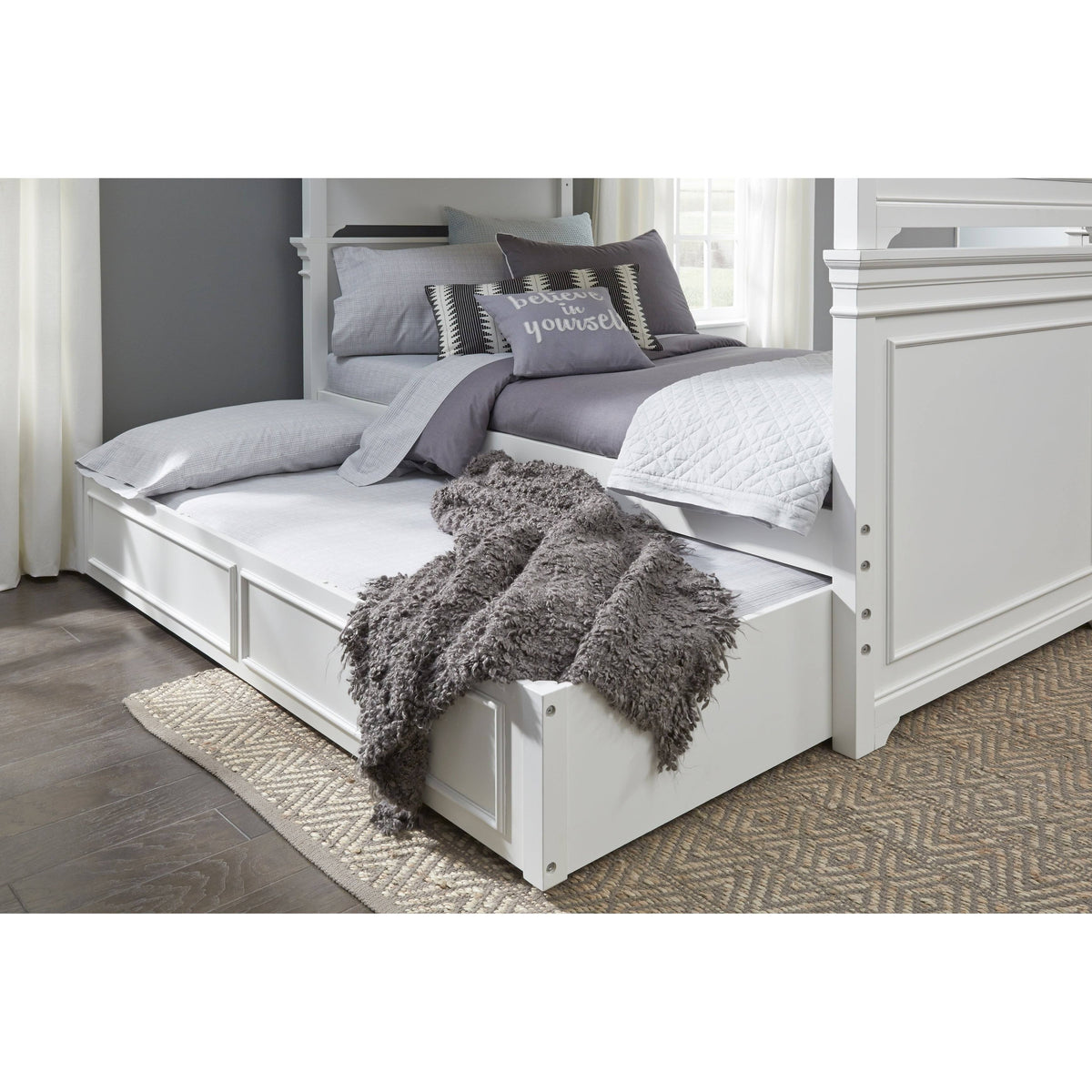 Natural White Trundle Storage Drawer I80577