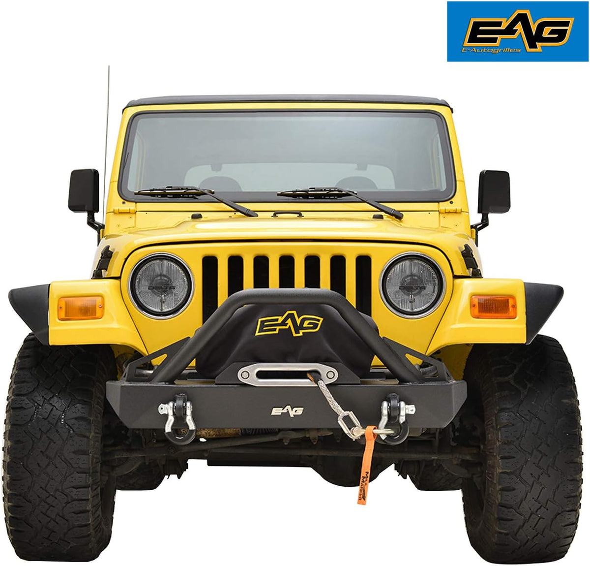 Front and Rear Bumper with Tire Carrier G24078