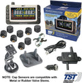 8 RV Cap Sensor TPMS with Color Display and Repeater Q9770
