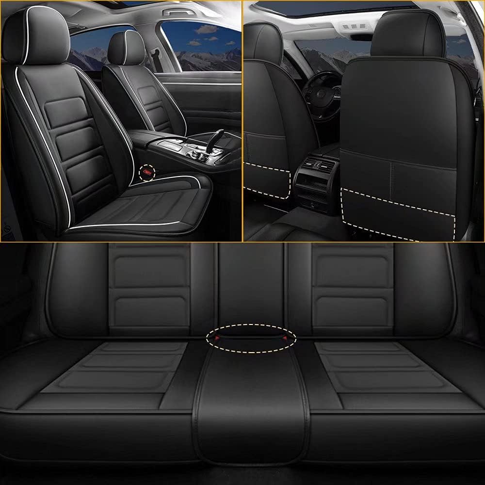 Custom Fit Full Set Waterproof Faux Leather Car Seat Covers P779522