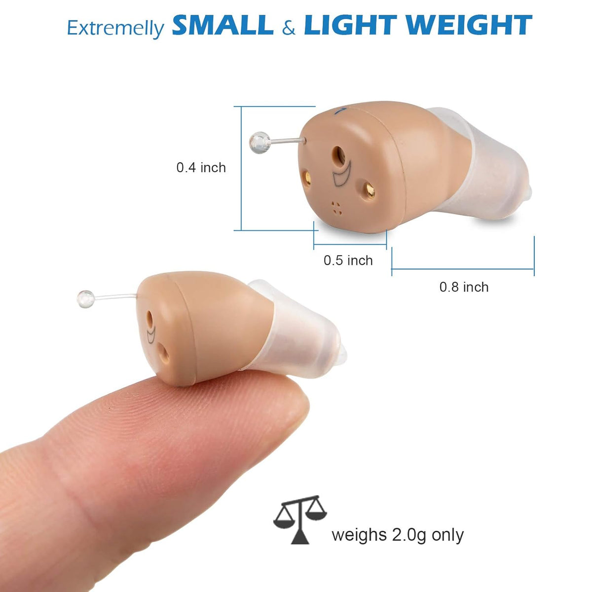 Rechargeable Hearing Amplifier Pair K148317