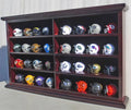 Mini Football Helmet Display Case Cabinet Rack with UV Protection K676548