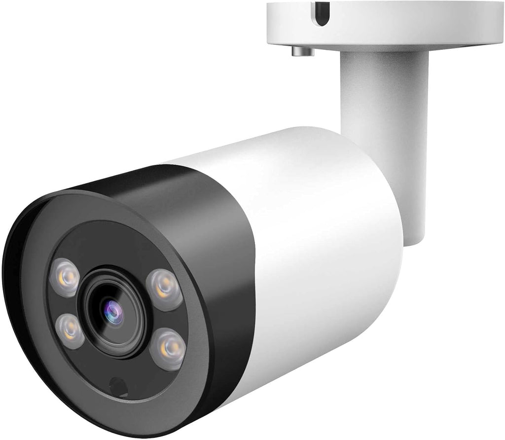 8MP Colorvu POE IP Camera with Mic, 4K Outdoor Bullet Security with 98ft Full Color Night Vision, 2.8 mm Fixed Lens, IP67 W603213