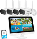 8 Channel 2K NVR 4Pcs 3MP Wireless Security Camera System K123872