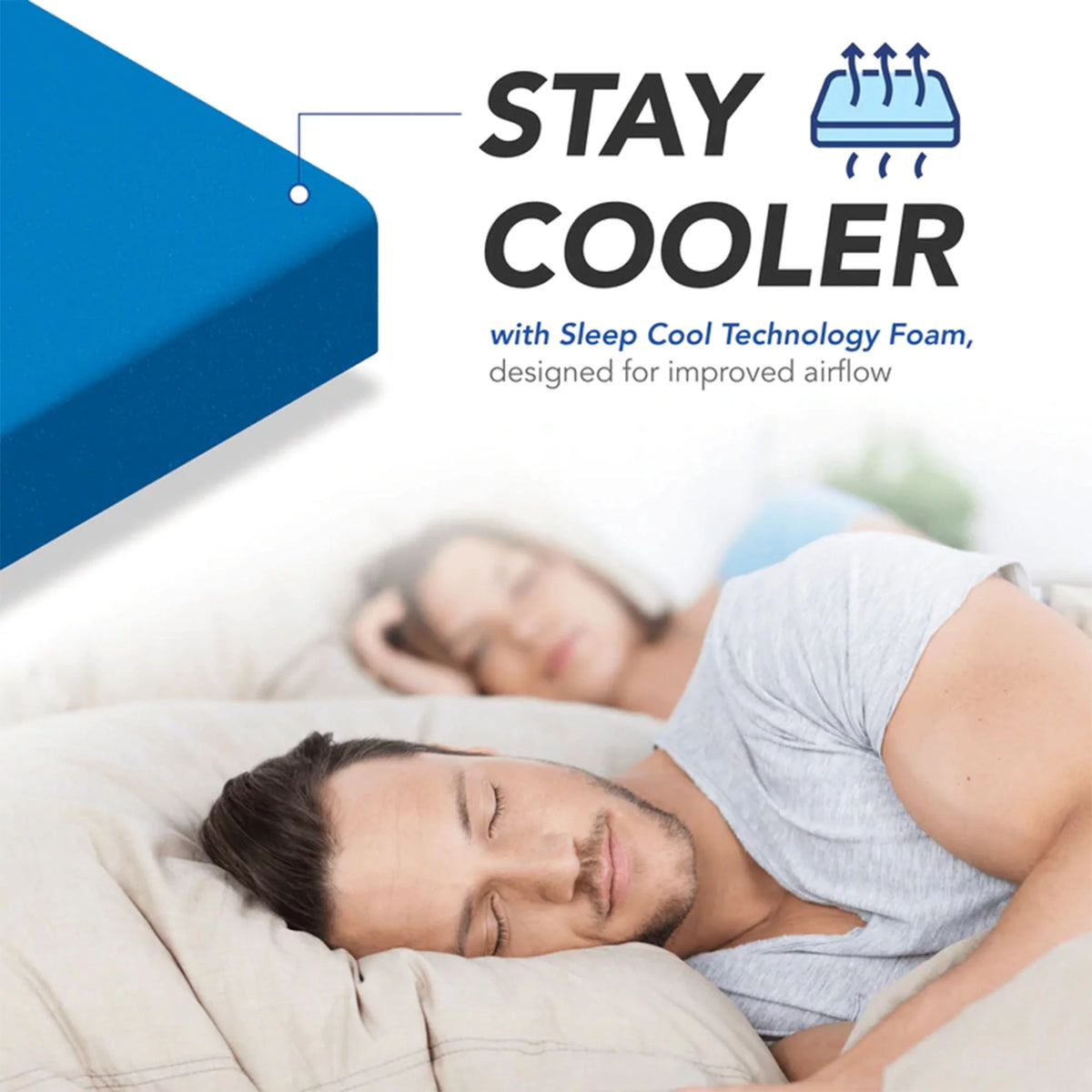 4-inch Cool Gel Memory Foam Mattress Queen Size G483690