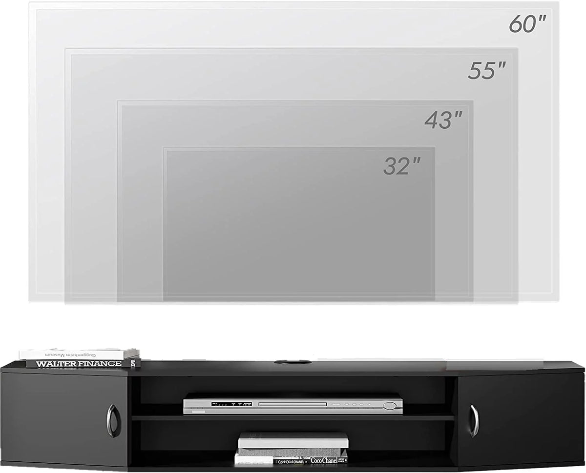 Wall Mounted Floating TV Stand with Storage Cabinets N8086