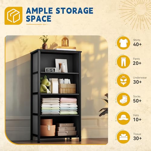 4 Drawer Fabric Dresser A540327