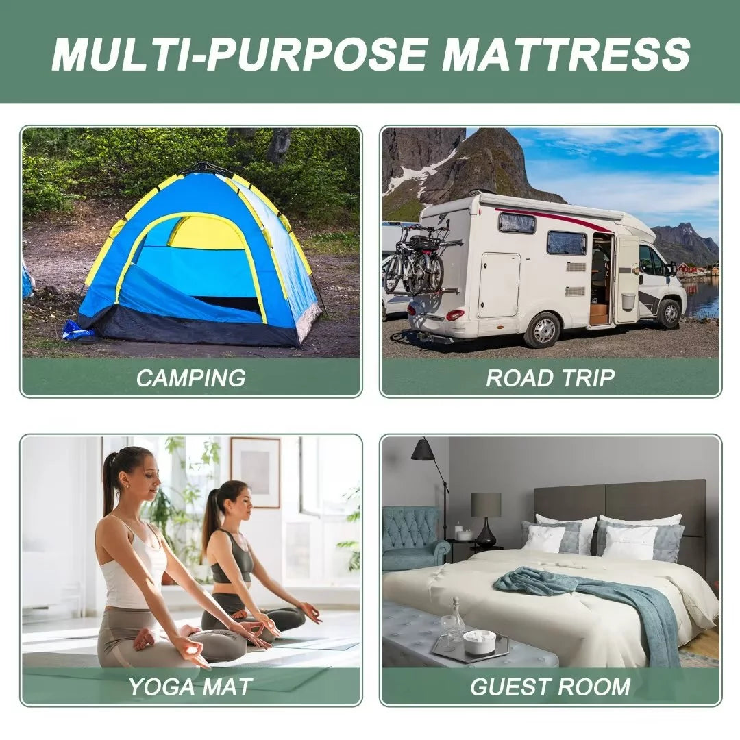 Japanese Floor Mattress 4 Thick Sherpa Fleece Folding Sleeping Pad 80*60 K469