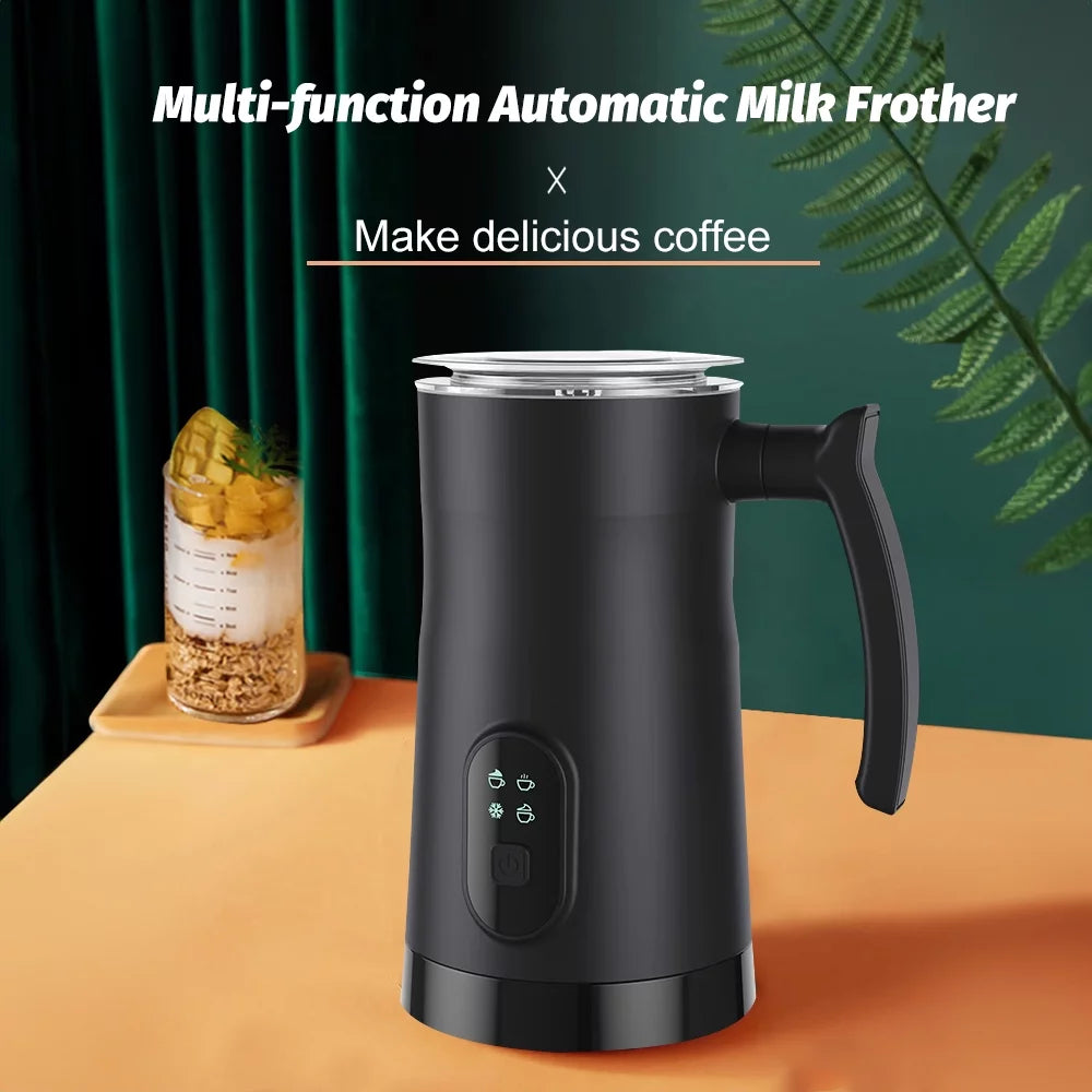 Electric Milk Frother and Steamer 4 in 1 Stainless Steel 400W 350ml J205402