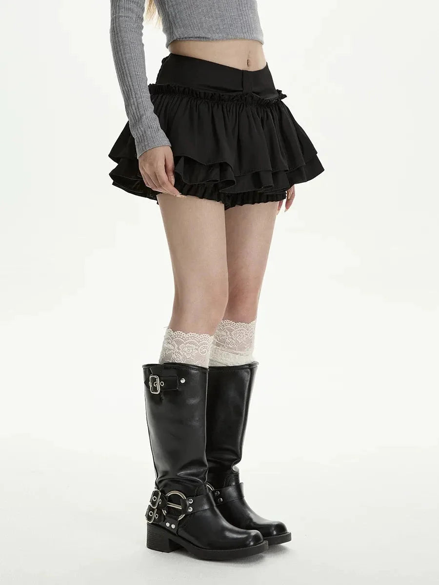 Ruffle Shorts Z338