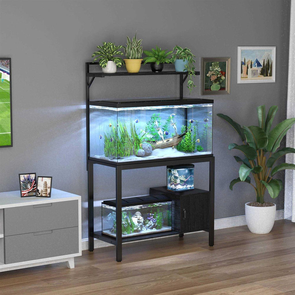 40-50 Gallon Fish Tank Stand with Plant Shelf T9797