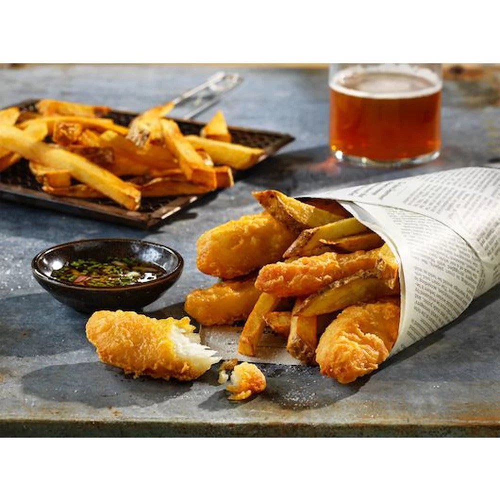 Battered Cod Fillet Strip 2 Ounce 5 Pound B3004