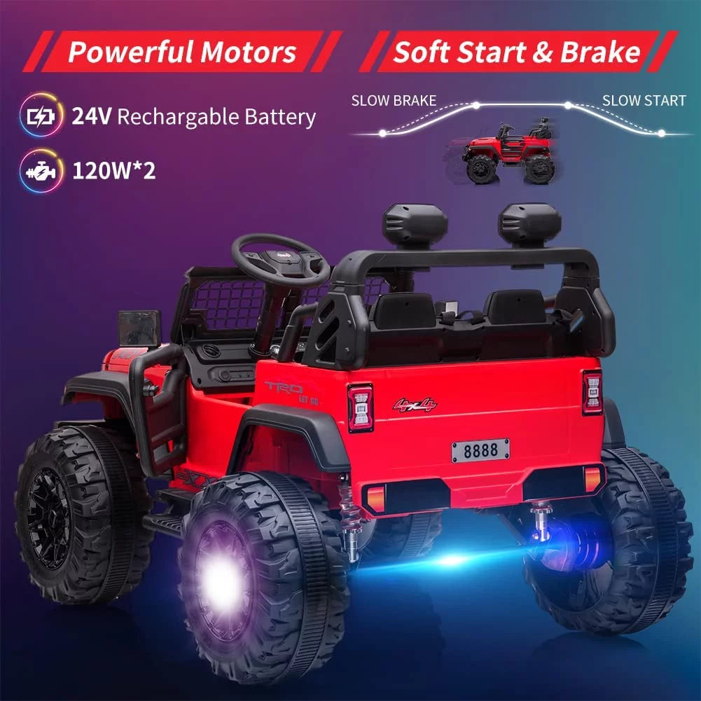 24V Ride on Car with Remote Control 2 Seats SUV M96340
