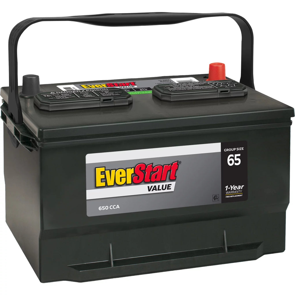 Lead Acid Automotive Battery Group Size 65 12 Volts 650 CCA K747517