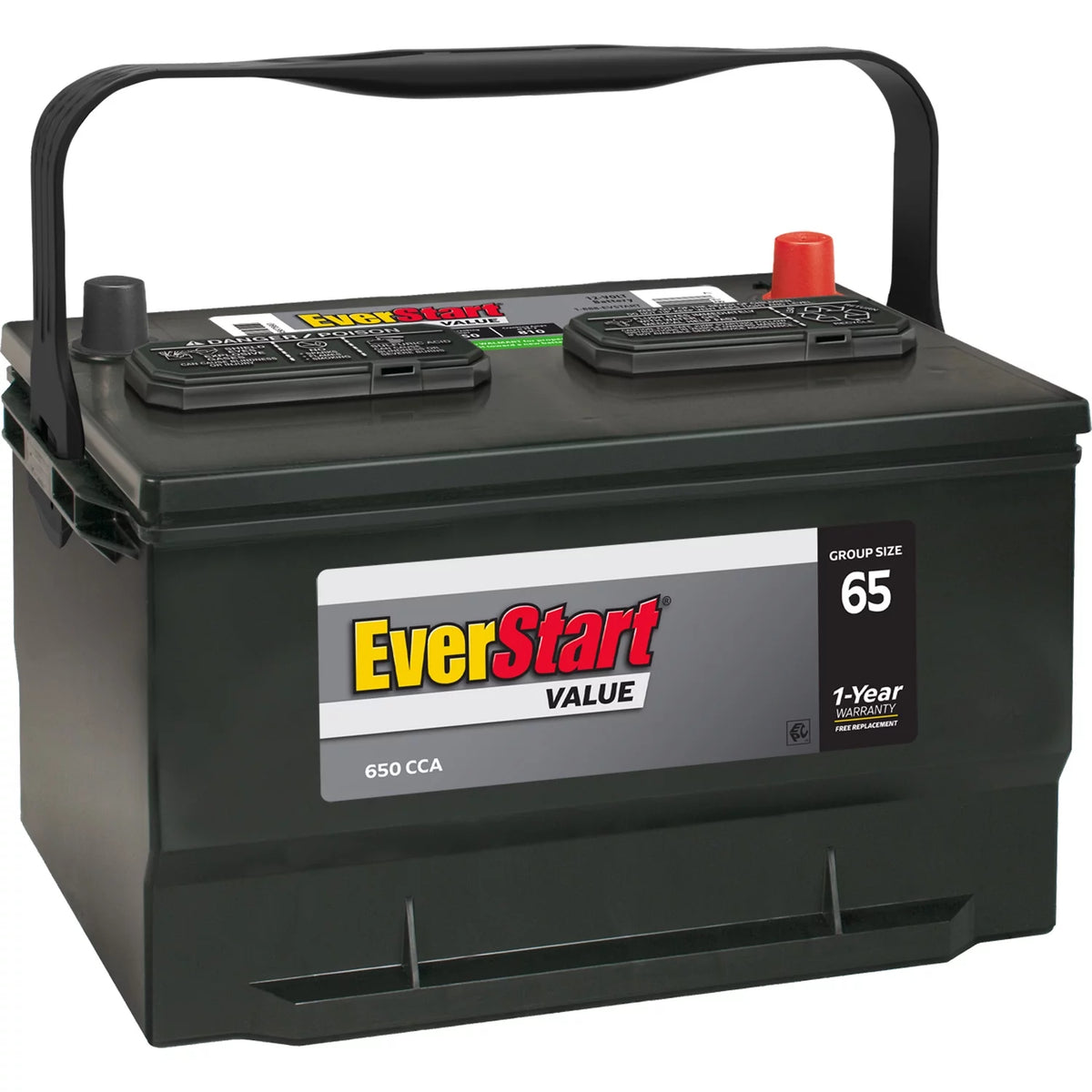 Lead Acid Automotive Battery Group Size 65 12 Volts 650 CCA K747517