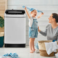 1.5 Cubic Feet 11 LBS Full-Automatic Washer and Dryer White Z10942