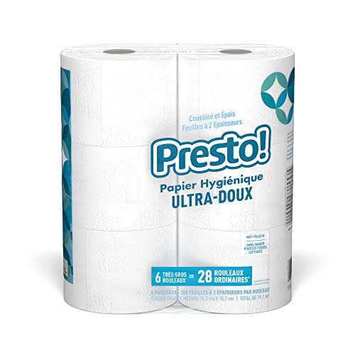 2-Ply Ultra-Soft Toilet Paper, 24 Family Mega Rolls, Unscented M540960