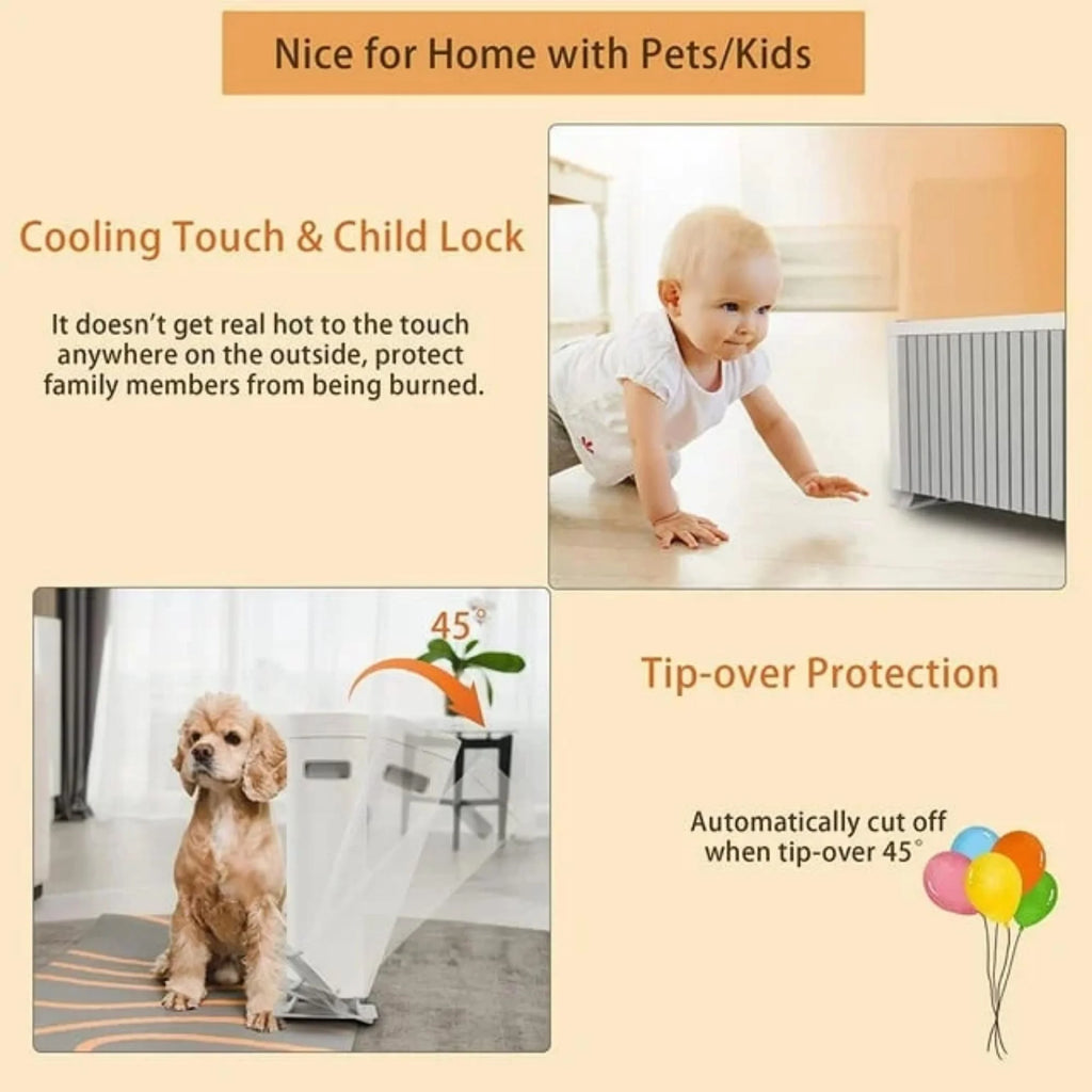 Electric Baseboard Heater with Thermostat and Remote Control S71219