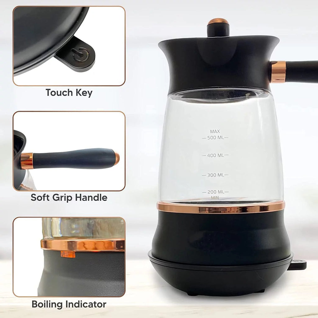 Electric Turkish Coffee Maker with 3 Temperature Settings T447673