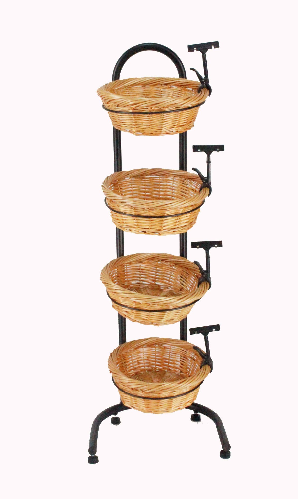 4 Tier Wicker Basket Stand I946564