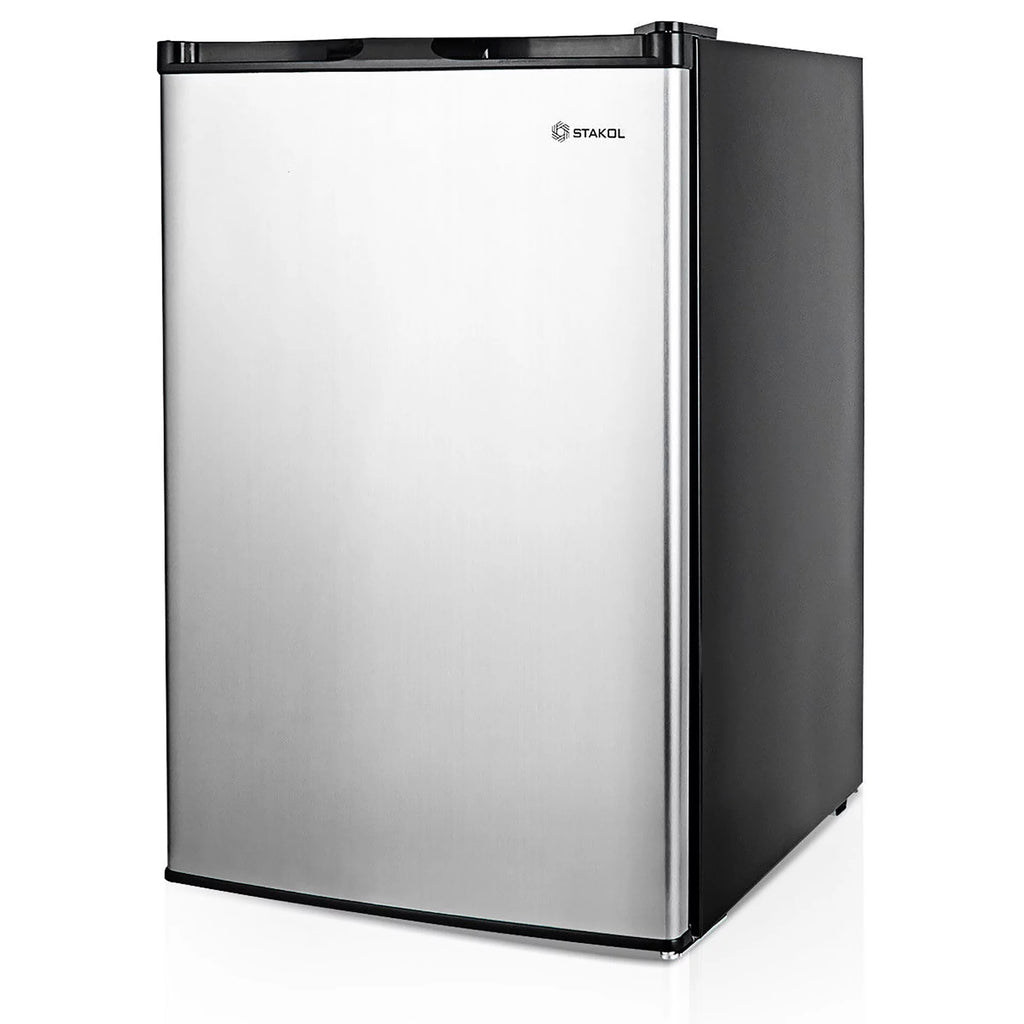 3 cu.ft. Compact Upright Freezer with Stainless Steel Door B3898
