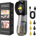 Ear Wax Removal Ear Irrigation Flushing System with 4 Pressure Settings, 6 Nozzels, Black H562