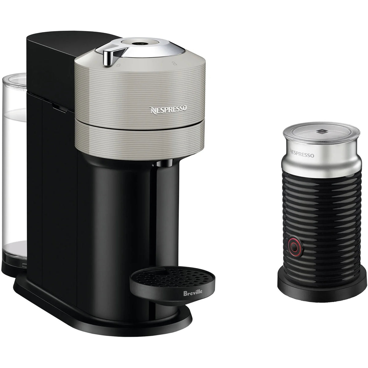 Red Coffee and Espresso Maker with Milk Frother B1808