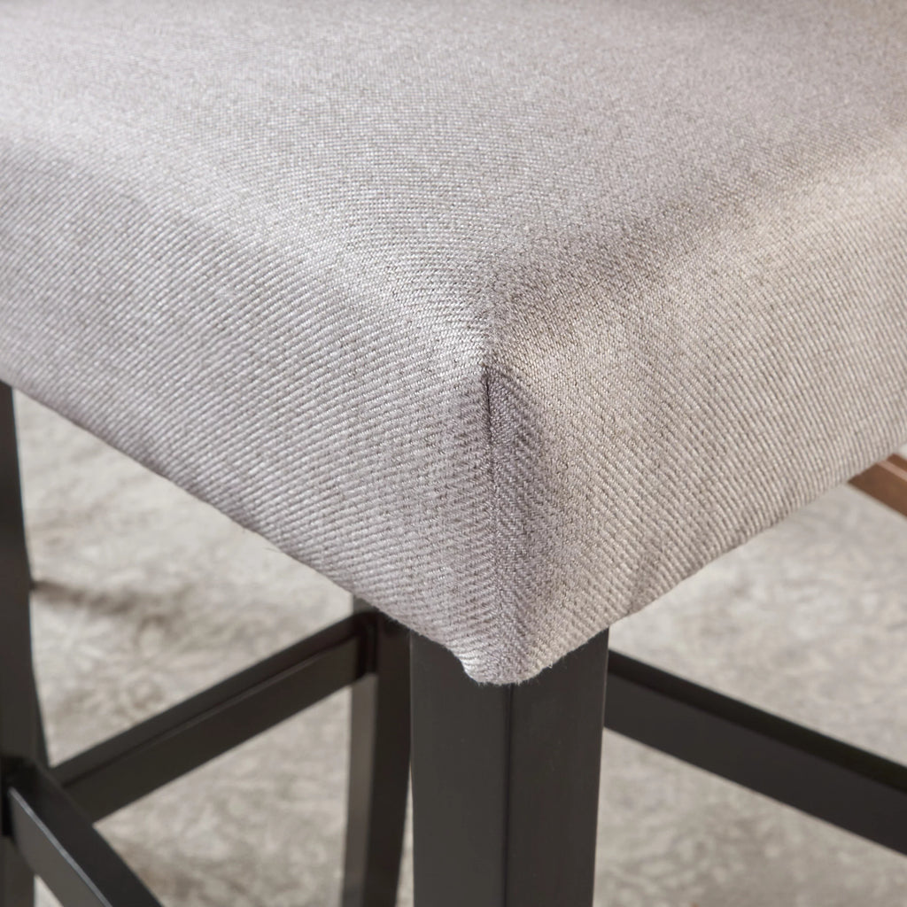 Wheat Fabric Barstools Set of 2 G88260